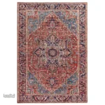 Tapis Iran en style persan traditionnel, couleurs riches et motifs élaborés