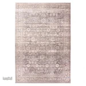 Tapis Iranien traditionnel en laine, motifs riches et colorés