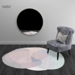 Tapis en forme irrégulière pour un intérieur stylé