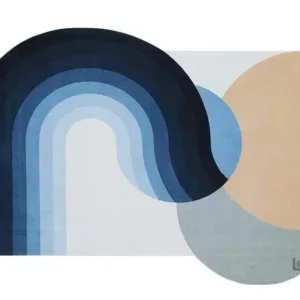 Tapis Nordique en forme irrégulière pour un intérieur moderne