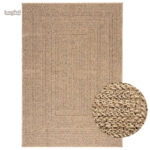 Tapis en jute naturel, design élégant et écologique