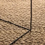Tapis jute rectangulaire, texture douce et durable