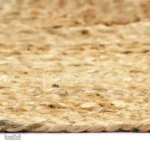 Tapis rectangulaire en jute durable et chic