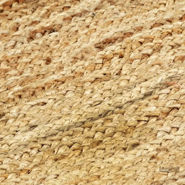 Tapis jute, forme rectangulaire pour intérieur naturel