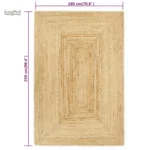 Tapis jute pour une décoration moderne et chaleureuse