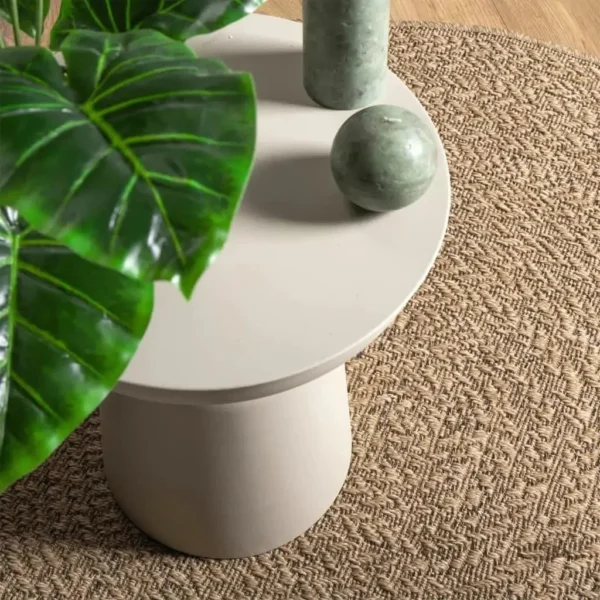 Tapis en jute, texture douce et durable pour décoration