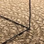 Tapis jute, pièce centrale pour salon ou chambre moderne