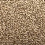 Tapis rond, design éco-responsable en jute naturel