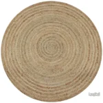 Tapis jute pour salon, design naturel et élégant