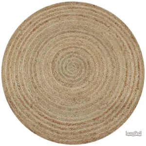 Tapis jute pour salon, design naturel et élégant