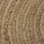 Tapis jute rond pour décoration intérieure chaleureuse