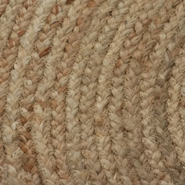 Tapis jute rond pour décoration intérieure chaleureuse