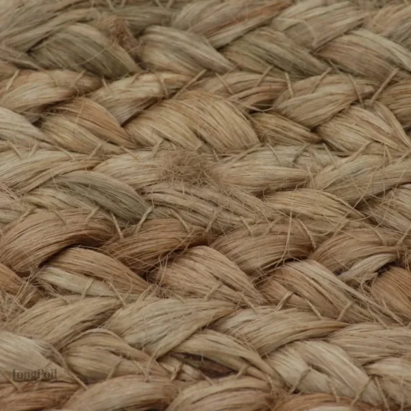 Tapis jute écologique, accessoire de style contemporain