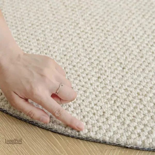 Tapis Rond en Laine