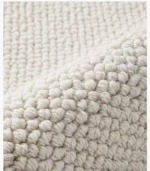 Tapis Rond en Laine Naturelle