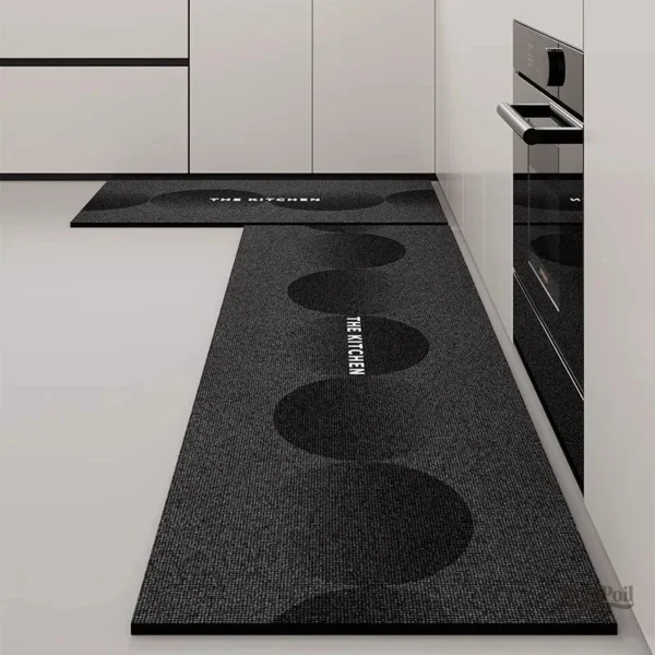 Tapis vinyle lavable pour cuisine moderne