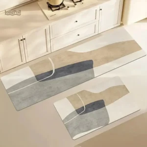 Tapis long vinyle pour cuisine, design pratique et élégant