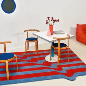 Tapis haut de gamme, design moderne pour intérieur sophistiqué