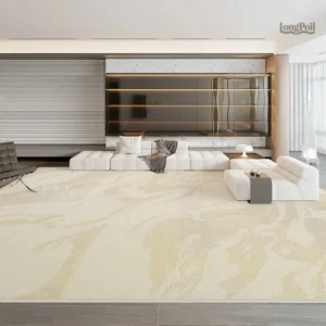 Tapis Marbre Or au design élégant et moderne