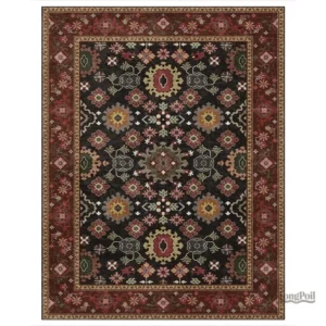 Tapis marocain authentique au design traditionnel et coloré