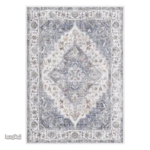 Tapis marocain ancien au design authentique et traditionnel