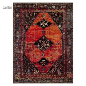 Tapis Marocain Artisanal avec motifs traditionnels uniques