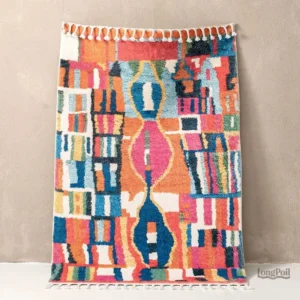 Tapis Berbère marocain aux motifs traditionnels
