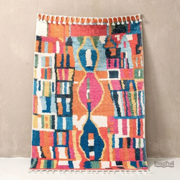 tapis-marocain-berbere-1 Tapis Berbère marocain aux motifs traditionnels
