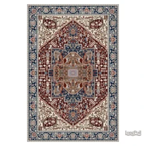 Tapis marocain coloré au design traditionnel et vibrant