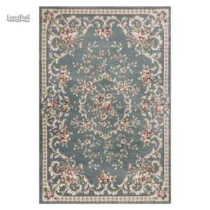 Tapis marocain artisanal aux motifs traditionnels colorés