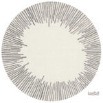 Tapis moderne beige au design épuré et contemporain