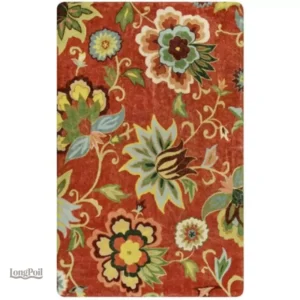 Tapis à fleurs avec motif floral élégant et coloré