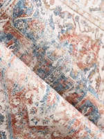 Tapis vintage avec motif rétro pour un décor unique