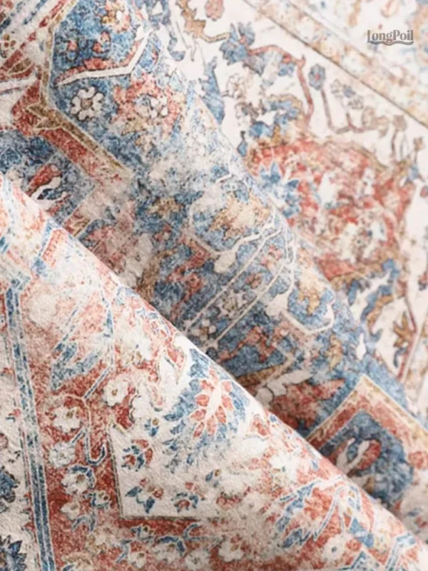 Tapis vintage avec motif rétro pour un décor unique