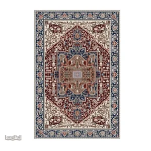 Tapis vintage au motif classique et élégant