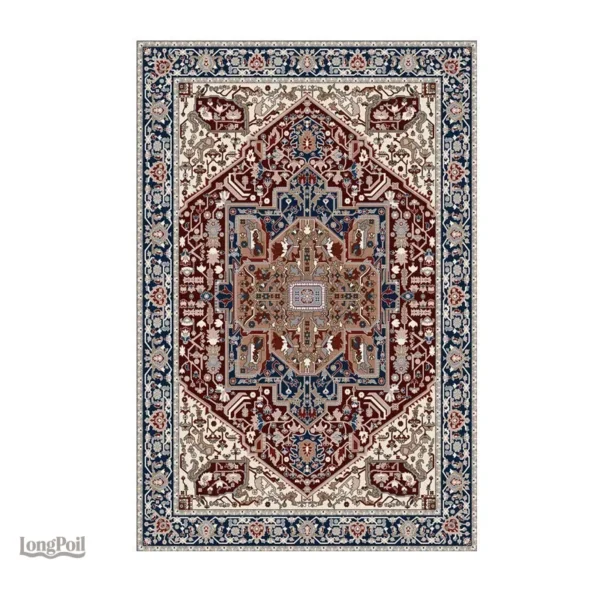 Tapis vintage au motif classique et élégant