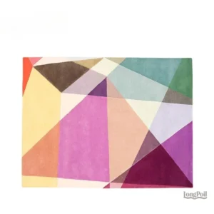 Tapis géométrique moderne au design élégant