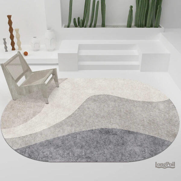 Tapis Ovale moderne, idéal pour les espaces de vie et de détente