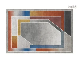 Tapis pastel scandinave au design moderne et épuré