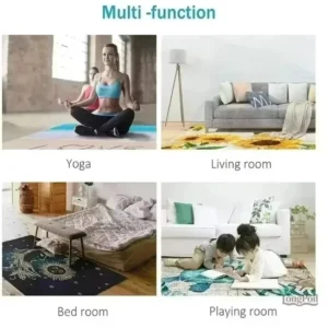 Tapis Perse avec motifs géométriques distinctifs