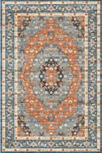 Tapis Persan Ancien au style vintage et élégant