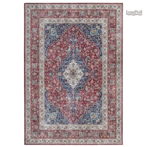 Tapis persan authentique aux motifs traditionnels