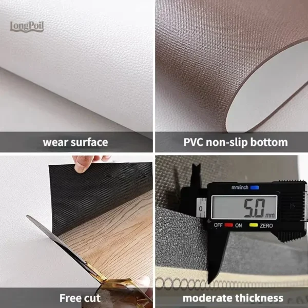 Tapis décoratif en plastique, facile à entretenir pour l'extérieur
