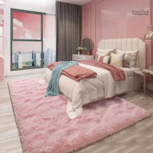 Tapis poil long doux et confortable