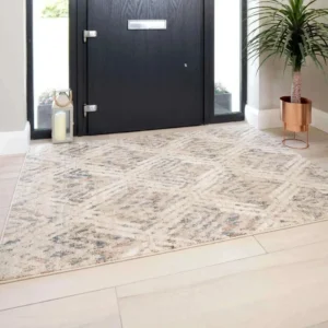 Tapis beige à poils ras, confort et style pour toutes les pièces