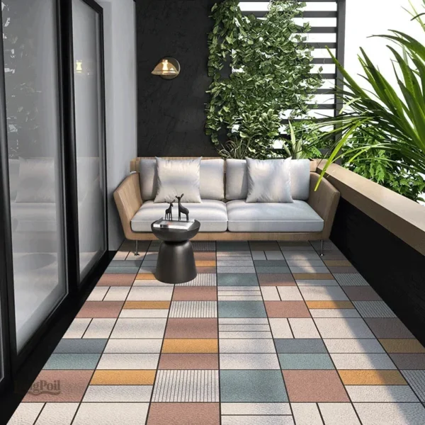 tapis-pour-balcon-1 Tapis décoratif pour balcon, confortable et esthétique