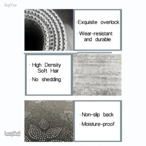 Tapis de bureau confortable, idéal pour améliorer le style et le confort