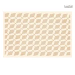 Tapis quadrillé avec motif damier élégant