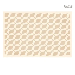 Tapis quadrillé avec motif damier élégant