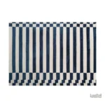 Tapis Rayé Noir et Blanc, design élégant pour votre intérieur